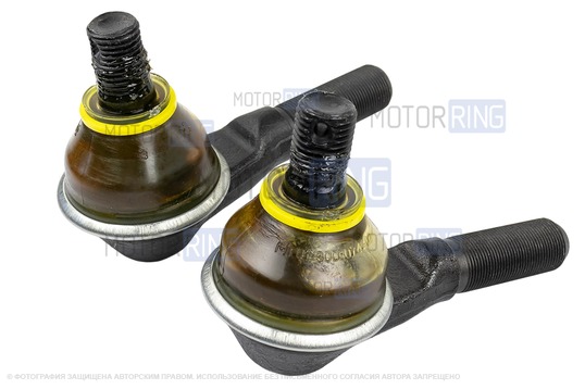 Комплект наконечников рулевых наружных ТРЕК Чемпион с крепежом без скрутки для ВАЗ 2101-2107, Лада 4х4, Нива Легенд, Нива Тревел, Надежда, Шевроле Нива