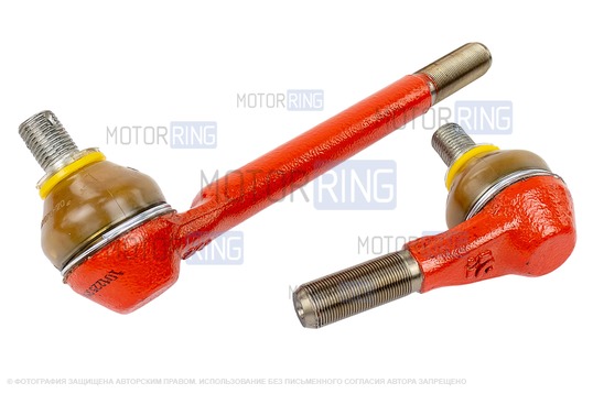 Комплект наконечников рулевых тяг Трек TRS с крепежом и скрутками для Лада 4х4 с 2009 г.в., Нива Легенд, Нива Тревел, Шевроле Нива