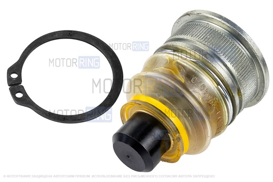 Опора шаровая Трек Чемпион со стопорным кольцом и боковой проточкой на пальце для Лада Икс Рей, Ларгус, Рено Логан, Сандеро, Ниссан