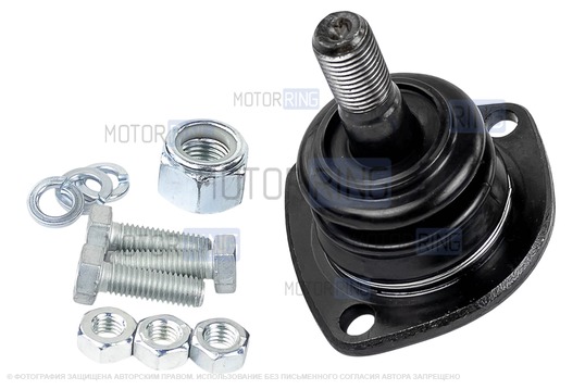 Шаровые опоры верхние Трек Классика (2шт) с крепежом для ВАЗ 2101-2107, Лада 4х4 (Нива) 1977-2009 г.в.