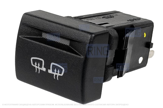 Пересвеченная кнопка обогрева зеркал заднего вида с индикацией для Лада Приора, Калина 2, Гранта, Гранта FL, Нива Легенд