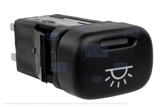 Пересвеченная кнопка салонного освещения с индикацией для ВАЗ 2113-2115, Лада Калина, Нива Тревел, Шевроле Нива