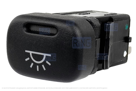 Пересвеченная кнопка салонного освещения с индикацией для ВАЗ 2113-2115, Лада Калина, Нива Тревел, Шевроле Нива