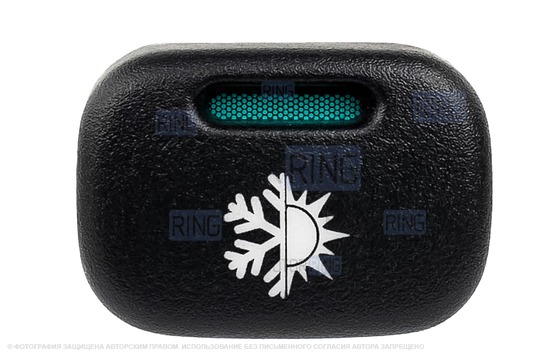 Пересвеченная кнопка климат-контроля с индикацией для ВАЗ 2113-2115, Лада Калина, Нива Тревел, Шевроле Нива_1