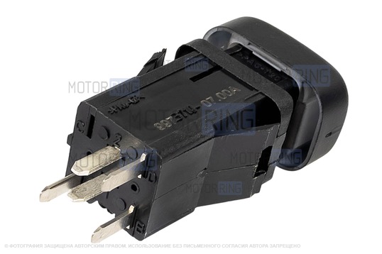 Пересвеченная кнопка климат-контроля с индикацией для ВАЗ 2113-2115, Лада Калина, Нива Тревел, Шевроле Нива