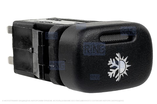 Пересвеченная кнопка климат-контроля с индикацией для ВАЗ 2113-2115, Лада Калина, Нива Тревел, Шевроле Нива