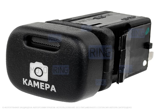 Пересвеченная кнопка Камера с индикацией для ВАЗ 2113-2115, Лада Калина, Нива Тревел, Шевроле Нива