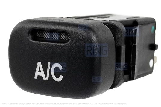 Пересвеченная кнопка Air Conditioner с индикацией для ВАЗ 2113-2115, Лада Калина, Нива Тревел, Шевроле Нива