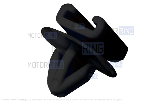 Клипса крепления молдингов (черная) для ВАЗ 2113, 2114, 2115_1