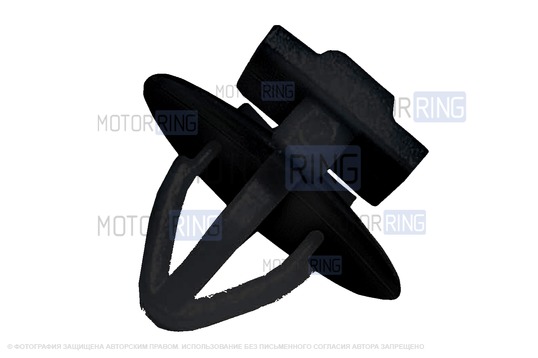 Пистон крепления молдингов дверей, накладок арок, обтекателей порогов (черный) для Лада Калина 2 Кросс, Гранта FL Кросс, Веста Кросс, Веста SW Кросс, Веста Спорт, Нива Тревел, Шевроле Нива_1