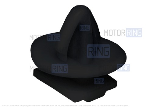 Пистон крепления молдингов дверей, накладок арок, обтекателей порогов (черный) для Лада Калина 2 Кросс, Гранта FL Кросс, Веста Кросс, Веста SW Кросс, Веста Спорт, Нива Тревел, Шевроле Нива