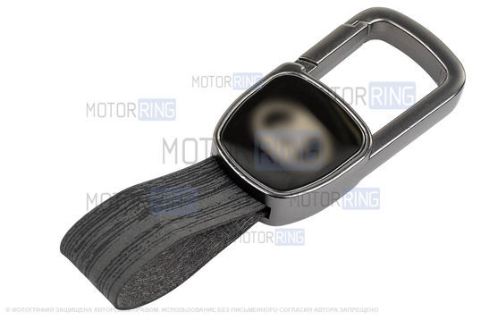 Алюминиевый чехол ключа Sal-Man с брелоком (текстура черного дерева) для Лада Веста, Икс Рей, Ларгус FL, Лада Гранта FL 2018-2023 г.в.