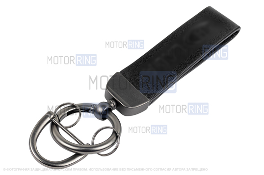 Алюминиевый чехол ключа Sal-Man с брелоком (черный с текстурой кожи) для Лада Веста, Икс Рей, Ларгус FL, Лада Гранта FL 2018-2023 г.в.