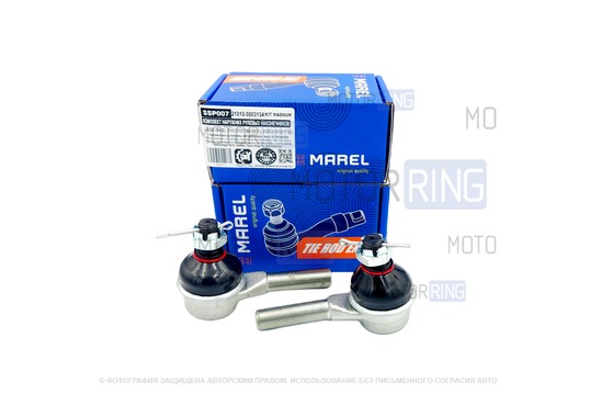 Комплект коротких (наружных) усиленных наконечников рулевой тяги Marel для ВАЗ 2101-2107, Лада 4х4, Нива Легенд, Нива Тревел, Надежда, Шевроле Нива_1