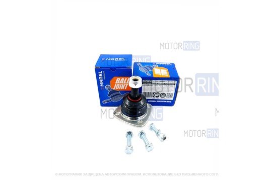 Палец шаровой передней подвески нижний Marel усиленный с крепежом для ВАЗ 2101-2107, Лада 4х4 (Нива) 1977-2002 г.в._1