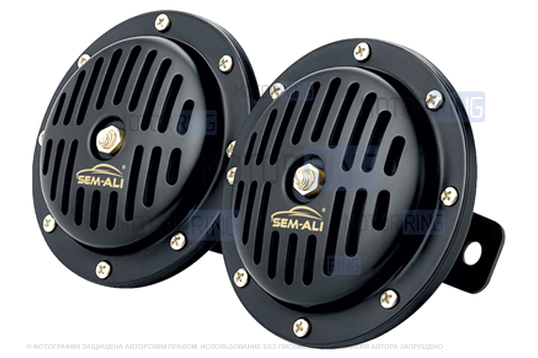 Звуковой сигнал воздушный SEM-ALI 135 2х72W (дисковый) для ВАЗ и иномарок_1