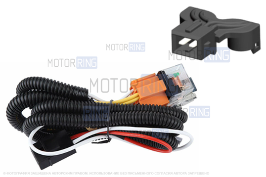 Проводка штатного подключение звукового сигнала SEM-ALI (135, 140, 145) с реле для Renault, Citroen, Peugeot 1 поколения_1