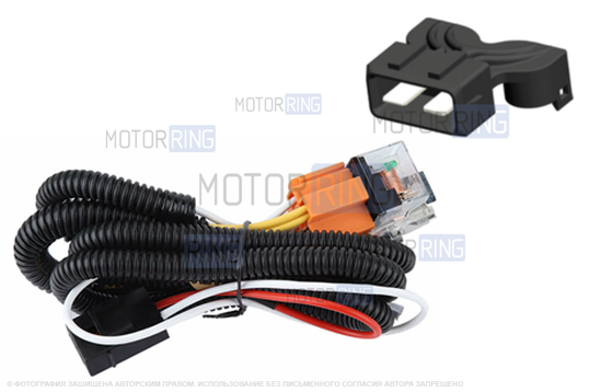 Проводка штатного подключение звукового сигнала SEM-ALI (135, 140, 145) с реле для Skoda, Audi, Seat, Volkswagen 1 поколения_1