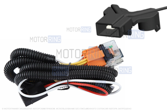 Проводка штатного подключение звукового сигнала SEM-ALI (135, 140, 145) с реле для Suzuki 2 поколения, Toyota 1 и 2 поколений_1