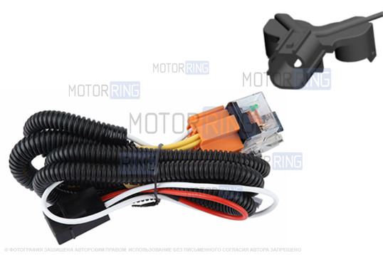 Проводка штатного подключение звукового сигнала SEM-ALI (135, 140, 145) с реле для Honda 1 поколения_1