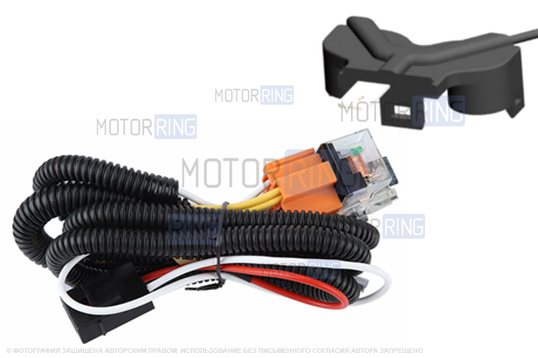 Проводка штатного подключение звукового сигнала SEM-ALI (135, 140, 145) с реле для Mazda 1 и 2 поколений, Mitsubishi 2 поколения, Волга_1