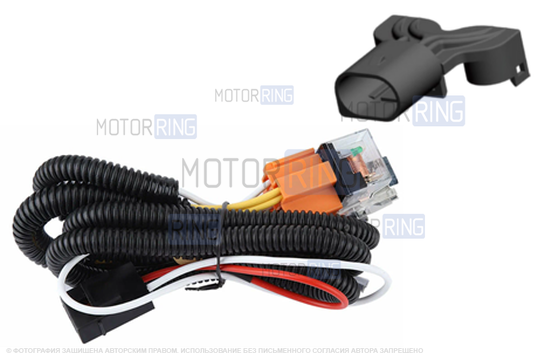 Проводка штатного подключение звукового сигнала SEM-ALI (135, 140, 145) с реле для BMW 2 поколения_1