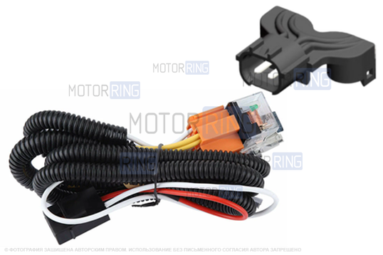 Проводка штатного подключение звукового сигнала SEM-ALI (135, 140, 145) с реле для Hyundai, KIA 2 поколения_1