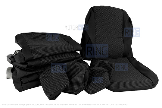 Обивка сидений (не чехлы) центр Искринка для Лада Ларгус 5 мест