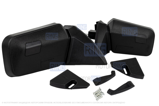 Штатные механические боковые зеркала старого образца с голубым антибликом для ВАЗ 2108-21099, 2113-2115