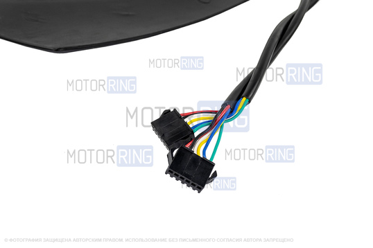 Реснички на фары Sal-Man темное стекло с ДХО и динамическими повторителями поворотников для Лада Приора