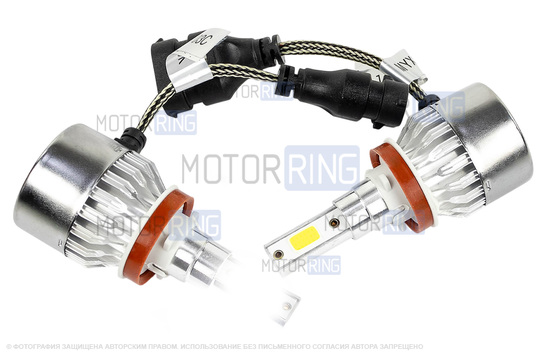 Светодиодные лампы C6 с цоколем H11 36W 3800LM для Лада Нива Легенд, Гранта-Калина, Ларгус, Веста, Икс Рей, Приора, Шевроле/Лада Нива, Датсун_1