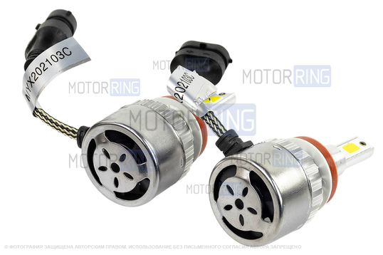 Светодиодные лампы C6 с цоколем H11 36W 3800LM для Лада Нива Легенд, Гранта-Калина, Ларгус, Веста, Икс Рей, Приора, Шевроле/Лада Нива, Датсун