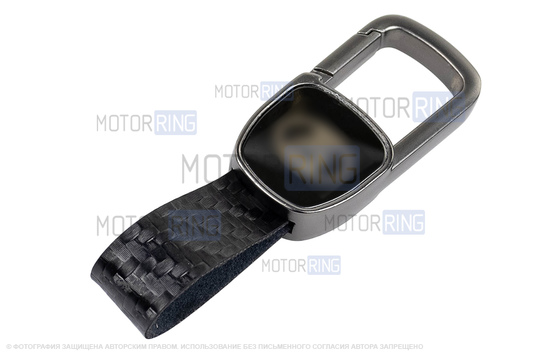 Пульт центрального замка Норма с чипом и алюминиевым чехлом (текстура черного карбона) для Лада Приора, Калина, Калина 2, Гранта, Гранта FL до 2019 г.в. и с 2023 г.в., Датсун