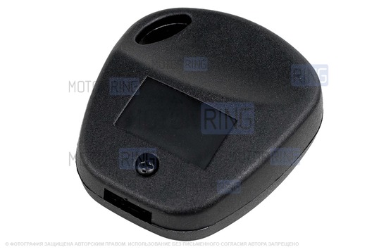 Пульт центрального замка Норма с чипом и алюминиевым чехлом (черный с текстурой кожи) для Лада Приора, Калина, Калина 2, Гранта, Гранта FL до 2019 г.в. и с 2023 г.в., Датсун