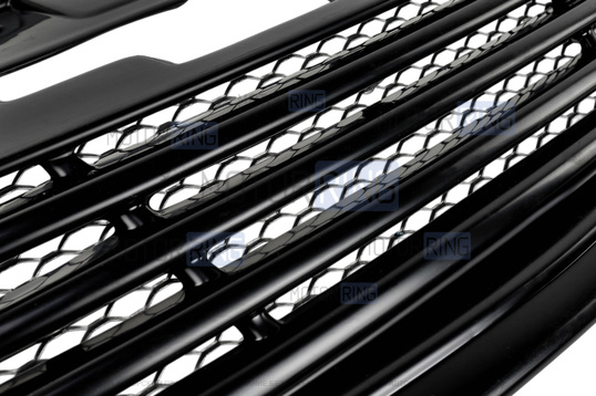 Решетка радиатора 21192 4 полосы с сеткой для Лада Калина 2