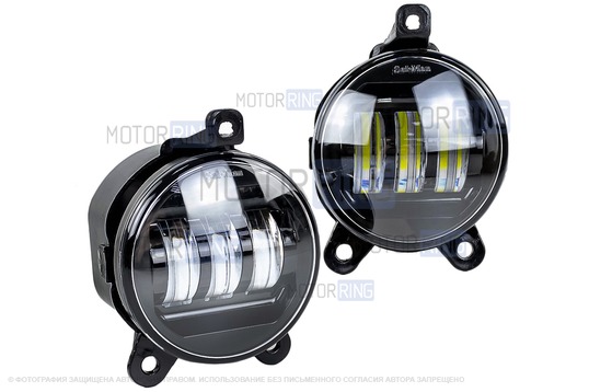 Диодные ПТФ Sal-Man 30W 2800lux для Лада Приора, Шевроле Нива с 2009 года, Лада Нива 2123, ГАЗ Газель