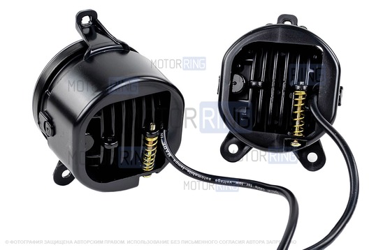 Диодные ПТФ Sal-Man 30W 2800lux для Лада Приора, Шевроле Нива с 2009 года, Лада Нива 2123, ГАЗ Газель