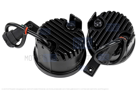 Диодные ПТФ Sal-Man 50W 4600lux 3 линзы для Hyundai ix35, Tucson 2