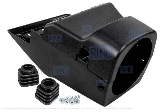 Кожух рулевой колонки с винтами и пыльниками подрулевых переключателей под руль от Калины, Приоры для ВАЗ 2110-2112 с европанелью_1