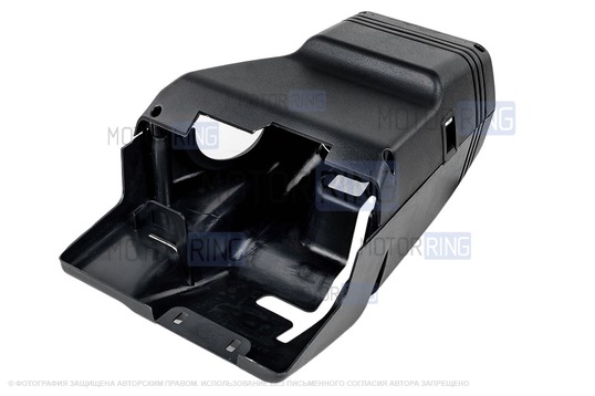 Кожух рулевой колонки нового образца с винтами и пыльниками подрулевых переключателей под старую панель для ВАЗ 2110-2112