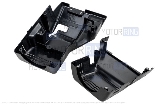 Кожух рулевой колонки старого образца с винтами и пыльниками подрулевых переключателей для ВАЗ 2110-2112 со старой панелью