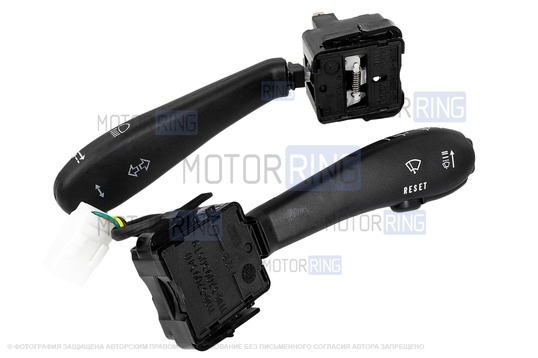 Подрулевые переключатели с проводом и пыльниками для ВАЗ 2110-2112, Лада Приора, Калина, Гранта, Нива Тревел, Шевроле Нива