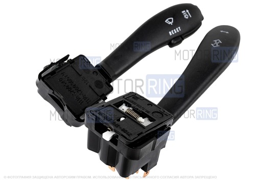 Подрулевые переключатели с проводом и пыльниками для ВАЗ 2110-2112, Лада Приора, Калина, Гранта, Нива Тревел, Шевроле Нива