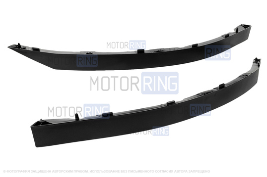 Нижние защитные накладки бампера (реснички) для Лада Приора SE, Приора 2