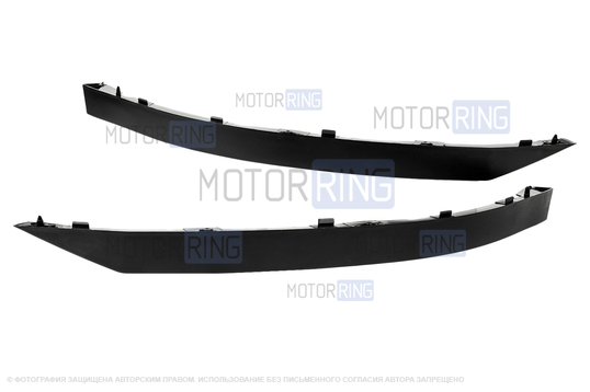 Нижние защитные накладки бампера (реснички) для Лада Приора SE, Приора 2