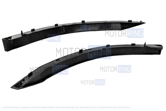 Нижние защитные накладки бампера (реснички) для Лада Приора SE, Приора 2