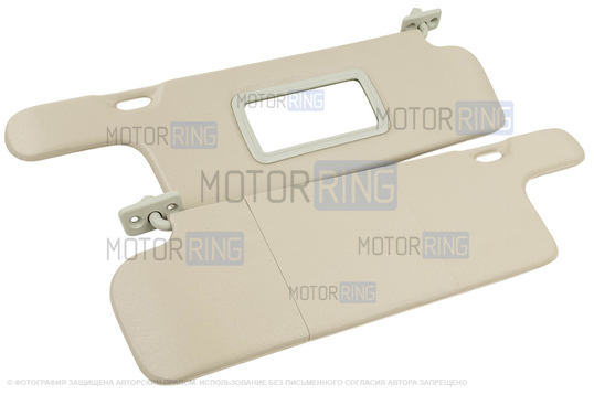 Солнцезащитные козырьки с зеркалом для ВАЗ 2108-21099, 2113-2115