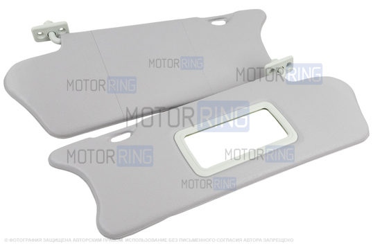 Солнцезащитные козырьки с зеркалом для ВАЗ 2110-2112_1