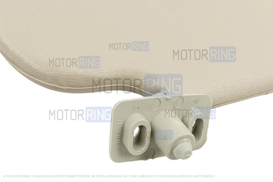 Солнцезащитные козырьки с зеркалом, крючками и комплектом саморезов для ВАЗ 2108-21099, 2113-2115