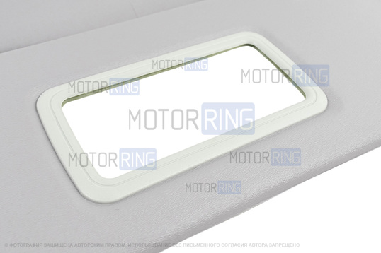 Солнцезащитные козырьки с зеркалом, крючками и комплектом саморезов для ВАЗ 2110-2112